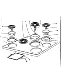 Cook top section
