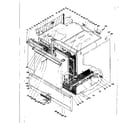 Kenmore 101939580 cabinet diagram