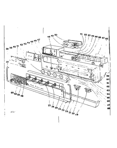Backguard section