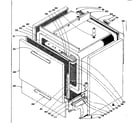 Kenmore 101962580 cabinet diagram