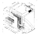 Kenmore 101963580 cabinet diagram