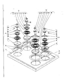 Cook top section