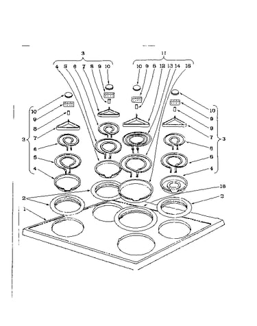 Cooktop section