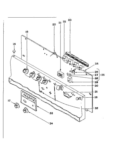 Backguard section