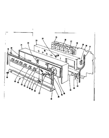Backguard section