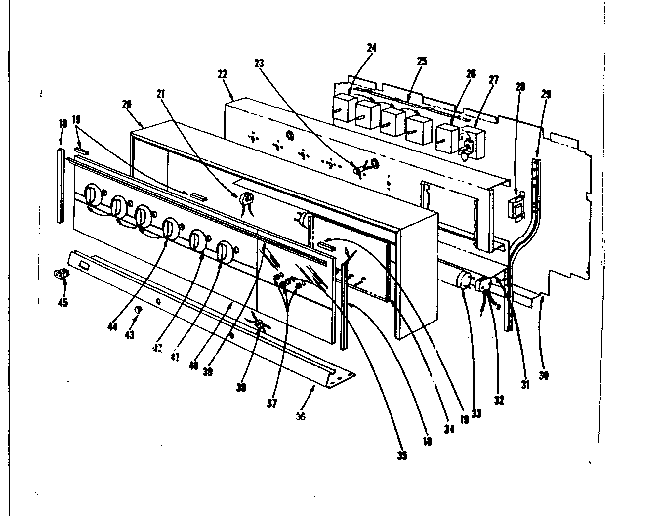 Backguard section
