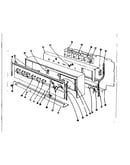 Backguard section