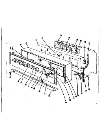 Backguard section