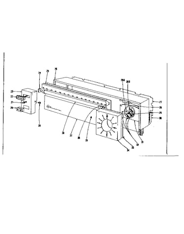 Backguard section