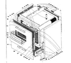 Kenmore 101964580 cabinet diagram