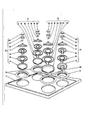 Cook top section