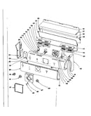 Backguard section