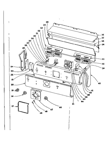 Backguard section