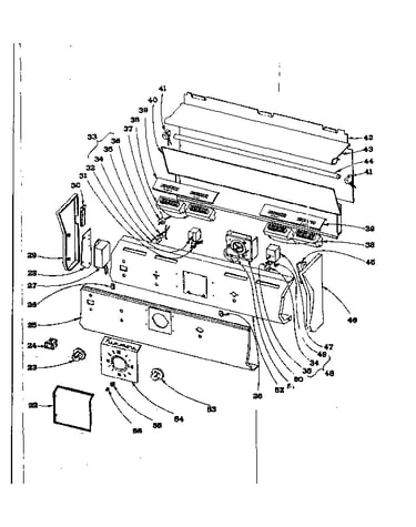 Backguard section