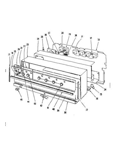 Backguard section