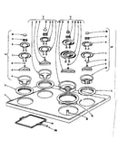 Cook top section
