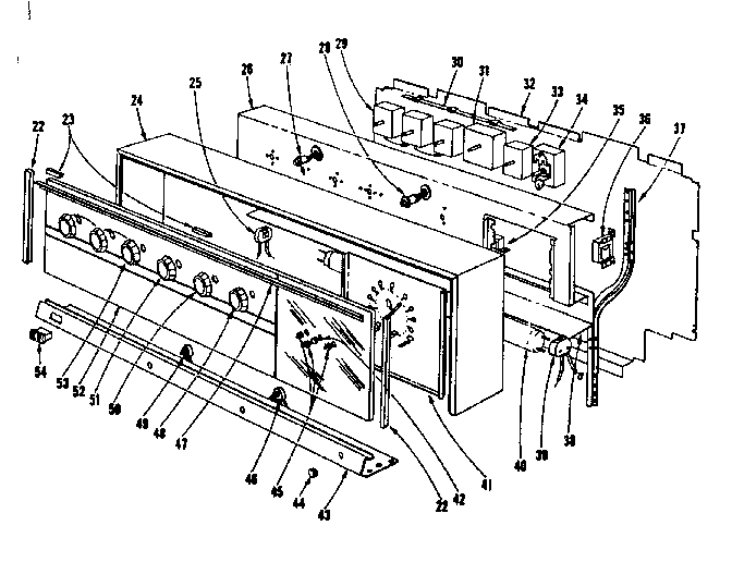 Backguard section