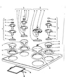 Cook top section