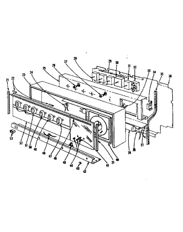 Backguard section