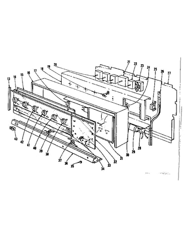 Backguard section
