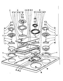 Cook top section