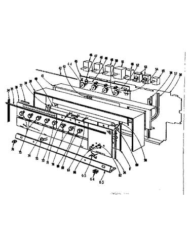 Backguard section