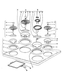 Cook top section