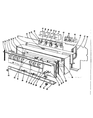 Backguard section