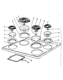 Cook top section