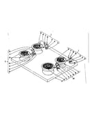 Cook top section