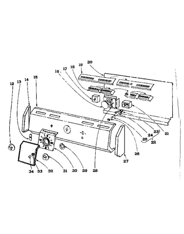 Backguard section