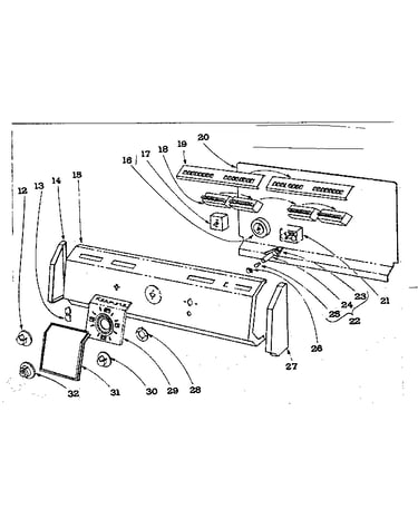 Backguard section