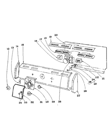 Backguard section