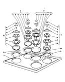 Cook top section