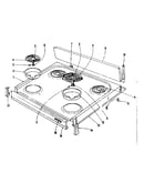 Cook top section