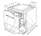 Kenmore 1019306500 body section diagram