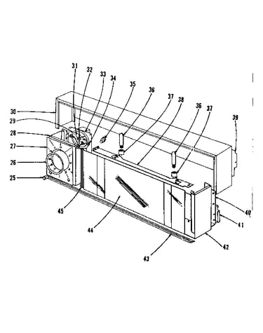 Backguard section