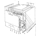 Kenmore 1019326400 body section diagram