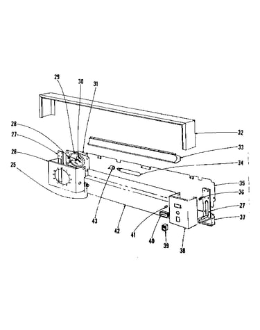 Backguard section
