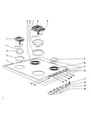 Cook top section