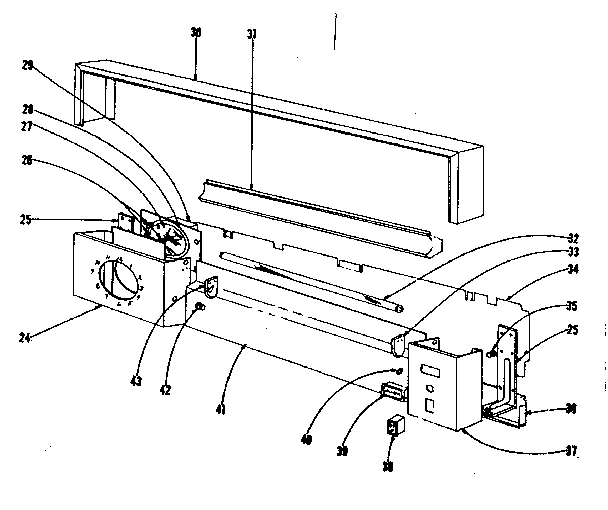 Backguard section