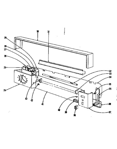 Backguard section