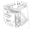 Kenmore 1019336400 body section diagram