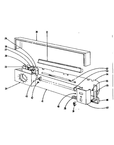 Backguard section