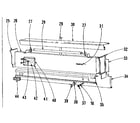 Kenmore 1019336501 backguard section diagram