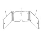 Kenmore 1019336541 oven liner accessory diagram