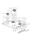 Cook top section