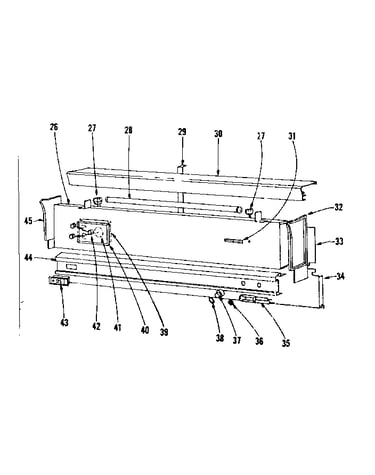 Backguard section