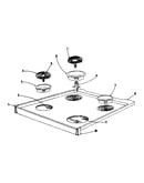 Cook top section