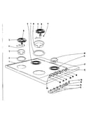 Cook top section